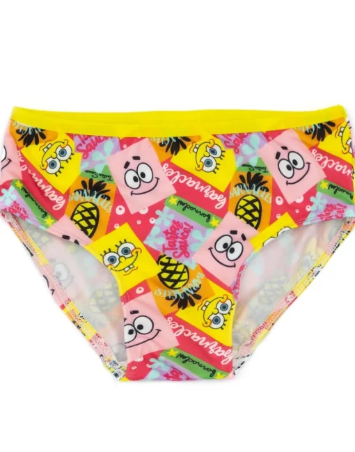 SpongeBob Characters Kids Pink 2 Piece Swim Set (2-12 Years)