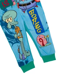 SpongeBob SquarePants Boys Blue Onesie (3-12 Years)