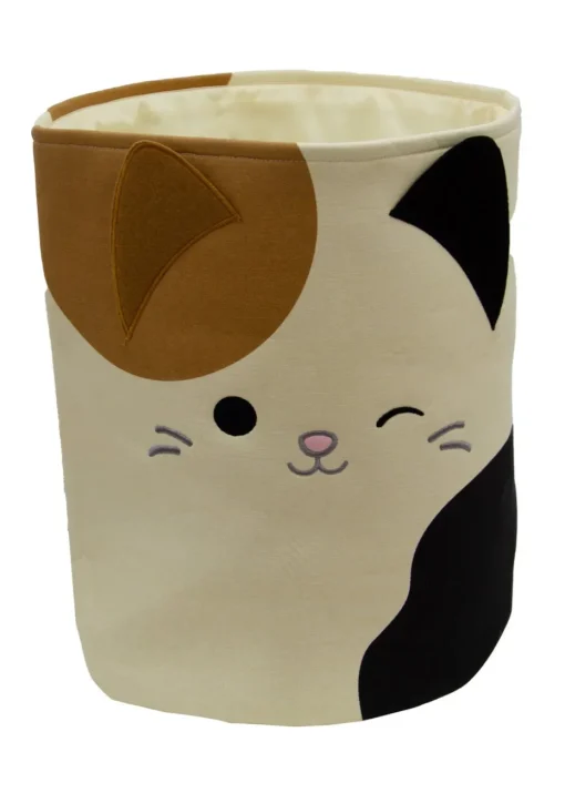 Squishmallows Beige Camcat Storage Tub (38cm x 31cm)