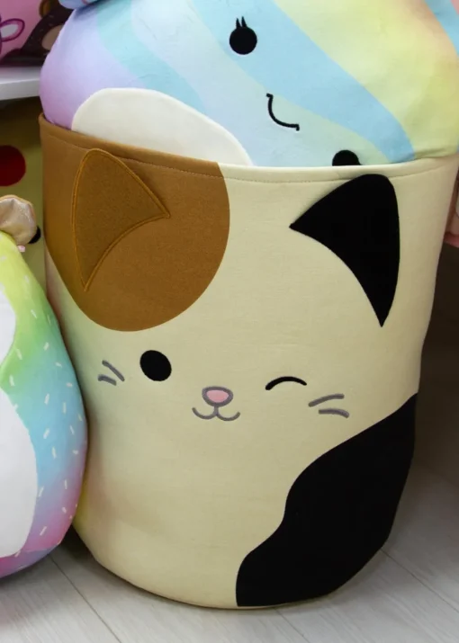 Squishmallows Beige Camcat Storage Tub (38cm x 31cm)
