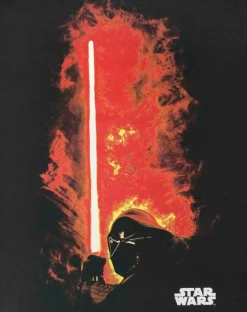 Star Wars Black Darth Vader Lightsaber T Shirt