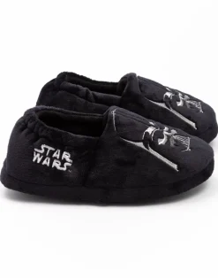 Star Wars Black Darth Vader Kids Slippers (Younger 10-Older 4)