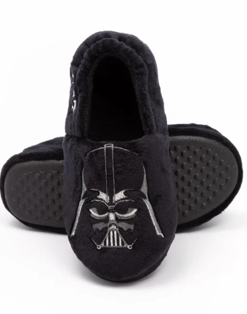 Star Wars Black Darth Vader Kids Slippers (Younger 10-Older 4)