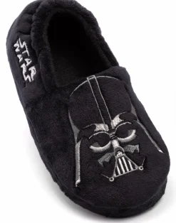 Star Wars Black Darth Vader Kids Slippers (Younger 10-Older 4)