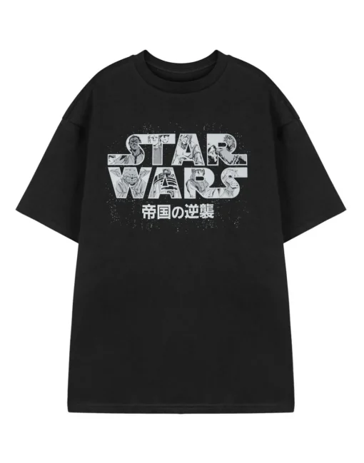 Star Wars Black Logo T Shirt