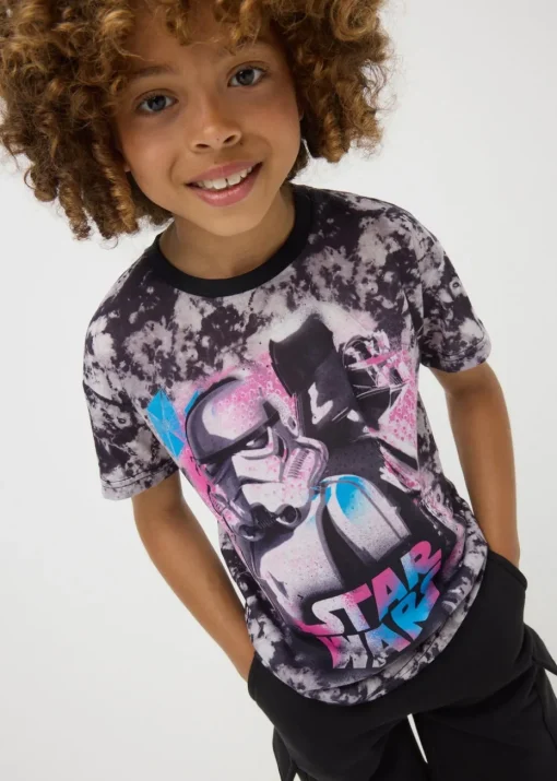 Star Wars Boys Black T-Shirt (3-13yrs)