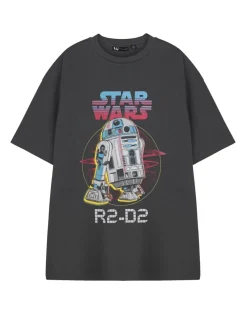 Star Wars Charcoal R2D2 T Shirt