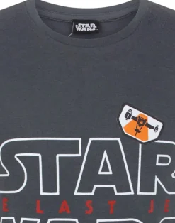 Star Wars Kids Grey Badges T Shirt (5-14 Years)