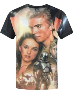 Star Wars Kids White Attack Of The Clones T Shirt (3-12 Years)