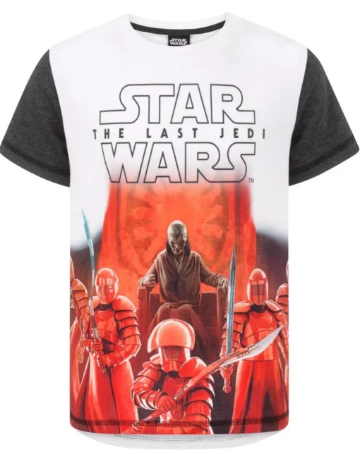 Star Wars Kids White The Last Jedi First Order T Shirt (5-14 Years)