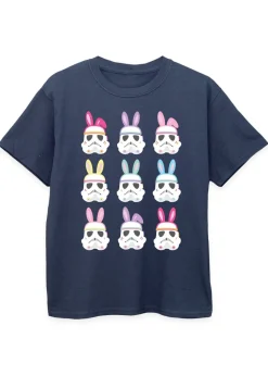 Star Wars Stormtrooper Bunnies Kids Navy T-Shirt (3-13 Years)