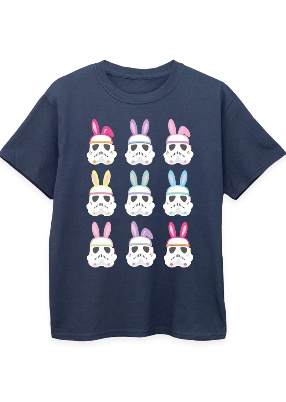 Star Wars Stormtrooper Bunnies Kids Navy T-Shirt (3-13 Years)