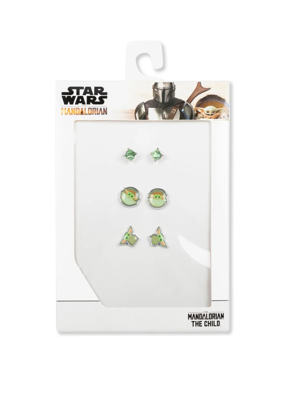 Star Wars The Mandalorian Grogu 3pc Earring Set