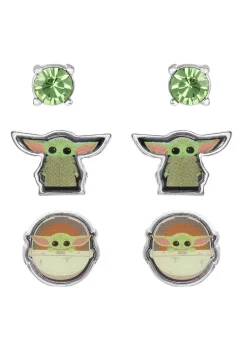 Star Wars The Mandalorian Grogu 3pc Earring Set