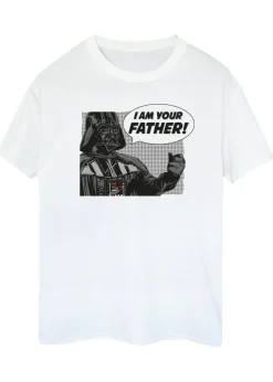 Star Wars White Darth Vader I Am Your Father Men T-Shirt