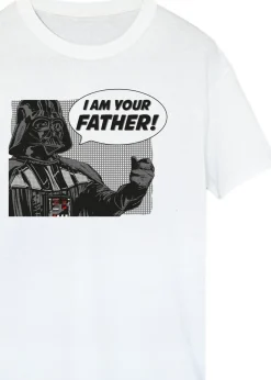 Star Wars White Darth Vader I Am Your Father Men T-Shirt