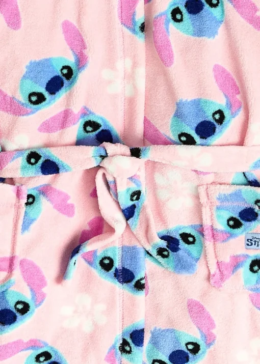 Stitch Girls Fleece Dressing Gown