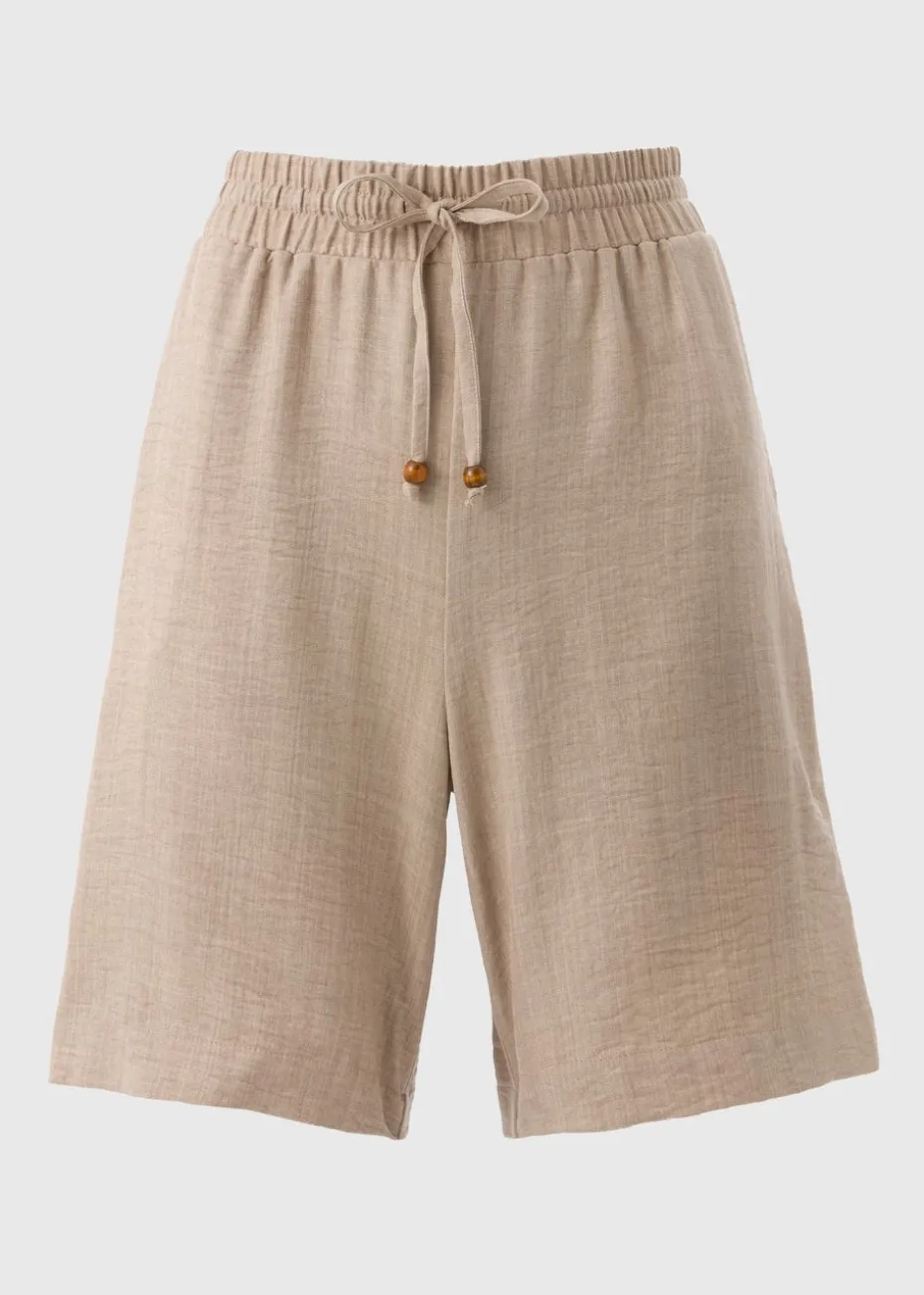 Stone Knee Length Shorts