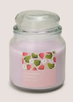 Strawberry & Vanilla Jar Candle