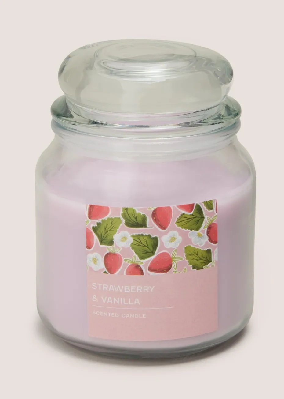 Strawberry & Vanilla Jar Candle