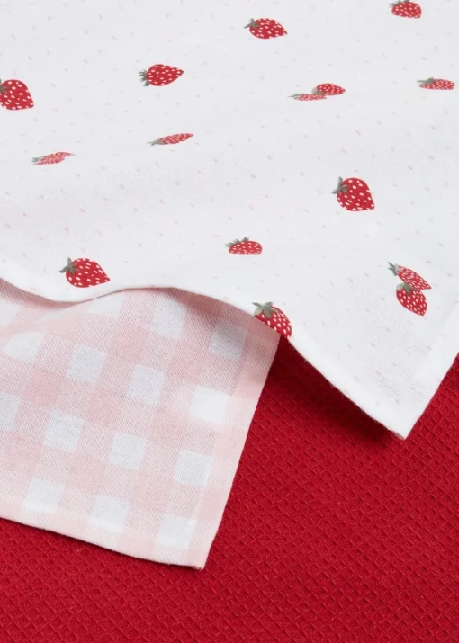 Strawberry Oven Gloves (19cm x 90cm)