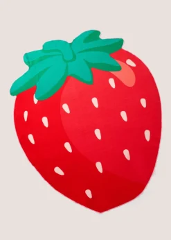 Strawberry Shape Beach Towel