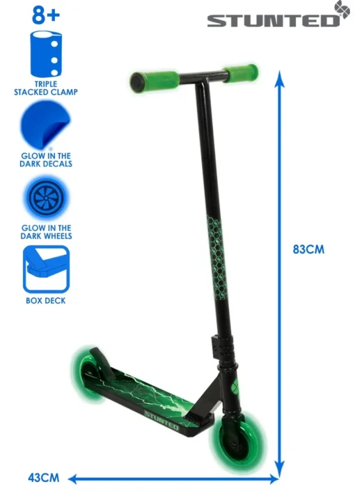 Stunted Glowstorm Pro Stunt Scooter