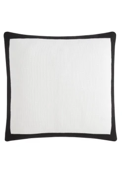 Style Sisters Monochrome Waffle Cotton Cushion (55x55cm)