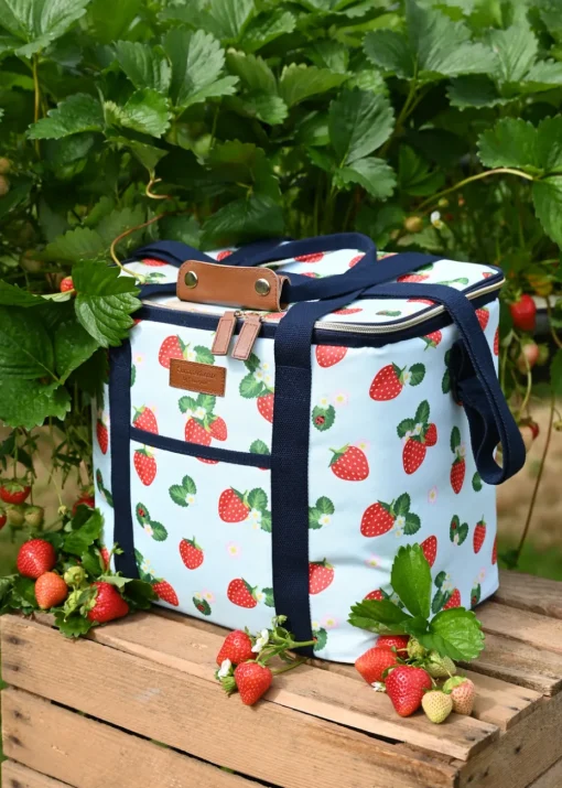 Summerhouse by Navigate Strawberries & Cream Large Family Cool Bag 20L