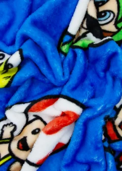 Super Mario Circles Rotary Fleece Blanket