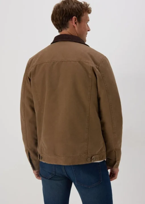 Tan Cord Canvas Jacket