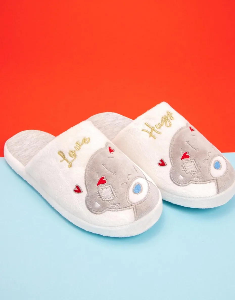 Tatty Teddy Me to You White Mule Slippers