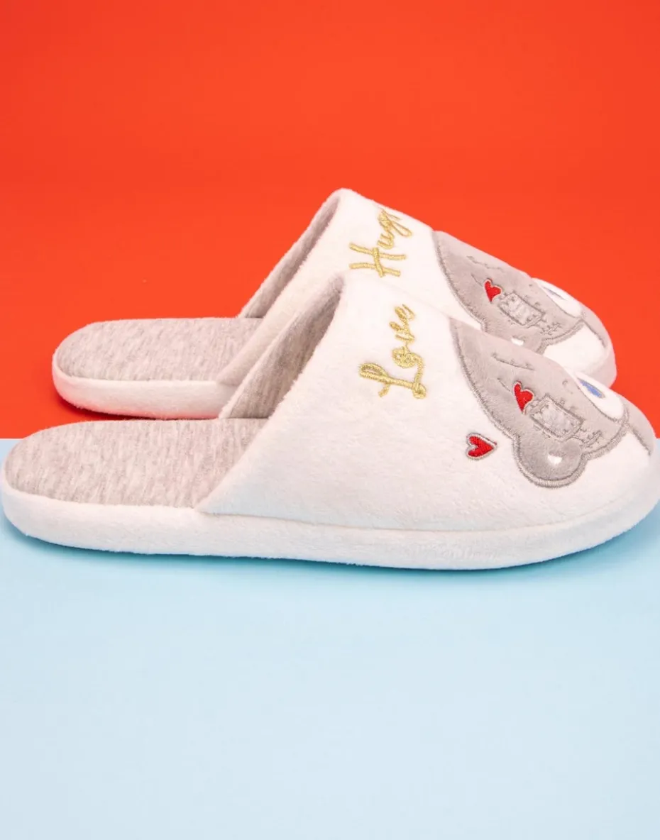 Tatty Teddy Me to You White Mule Slippers