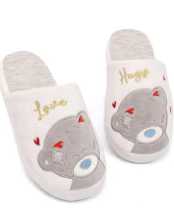 Tatty Teddy Me to You White Mule Slippers