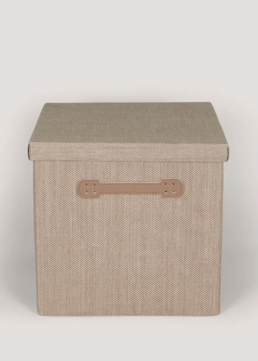 Taupe Foldable Storage Box