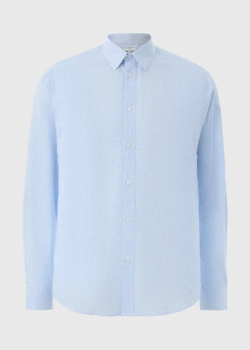 Taylor & Wright Blue Check Regular Fit Shirt