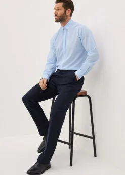 Taylor & Wright Blue Check Regular Fit Shirt