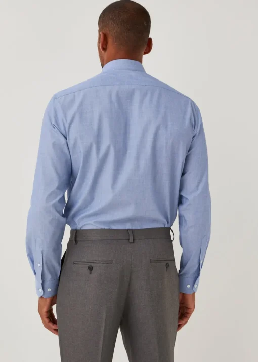 Taylor & Wright Blue Easy Care Regular Fit Shirt