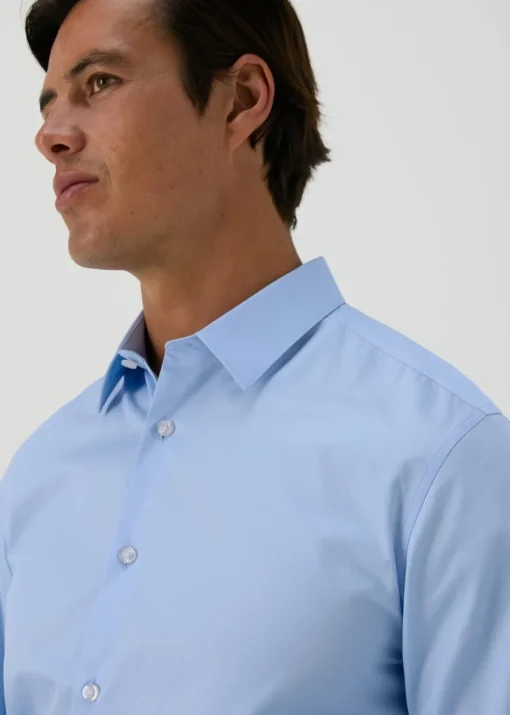 Taylor & Wright Blue Regular Fit Cotton Shirt