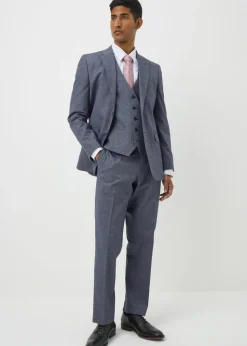 Taylor & Wright Carlo Italian Blue Denim Tailored Waistcoat