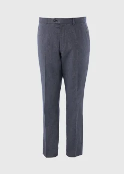 Taylor & Wright Carlo Italian Blue Denim Tailored Trousers