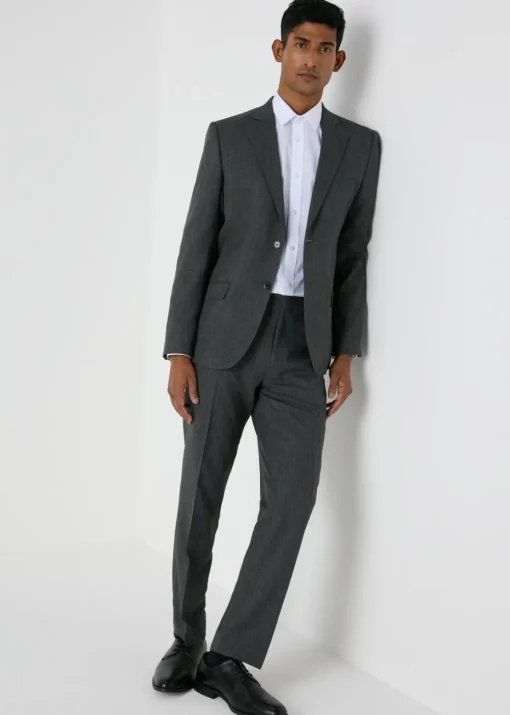Taylor & Wright Hardwick Charcoal Slim Fit Trousers