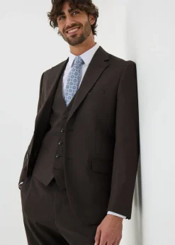 Taylor & Wright Menton Brown Twill Waistcoat