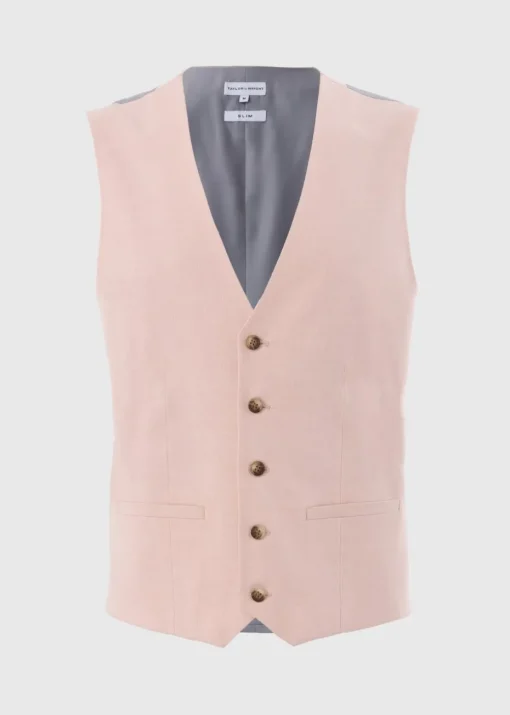 Taylor & Wright Tropez Pink Waistcoat