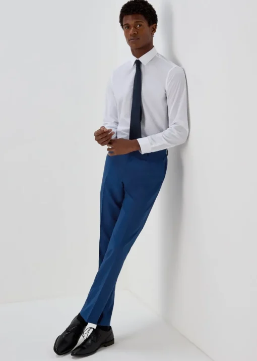 Taylor & Wright White Easy Care Slim Fit Shirt