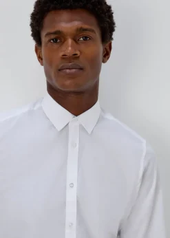 Taylor & Wright White Easy Care Slim Fit Shirt