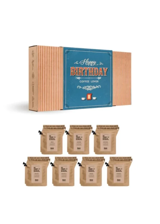 The Brew Company Blue Birthday Coffee Lover Gift Box 14 Pack