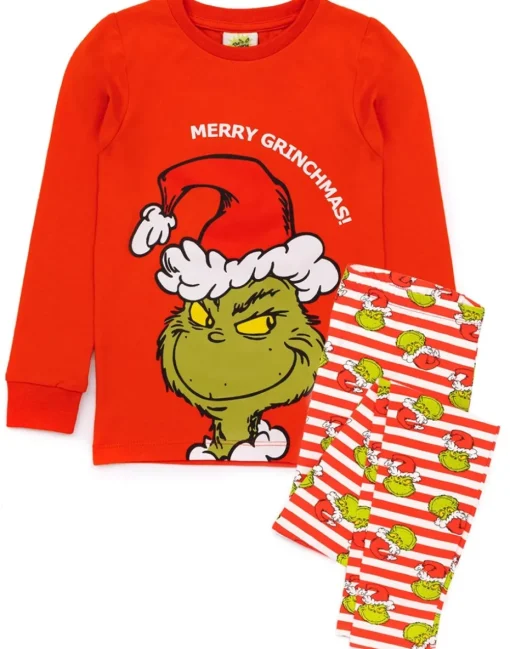 The Grinch Girls Red Pyjama Set (2 - 10 Years)