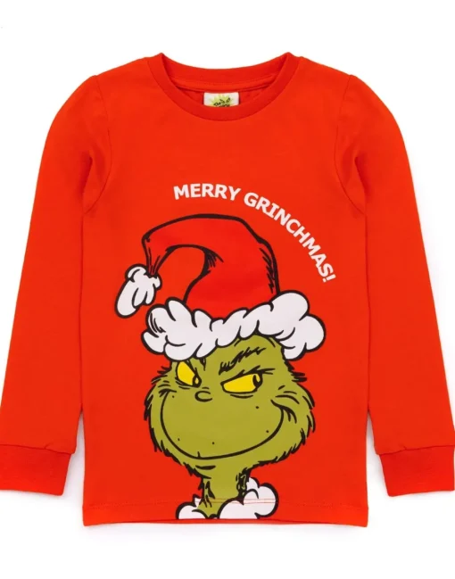 The Grinch Girls Red Pyjama Set (2 - 10 Years)