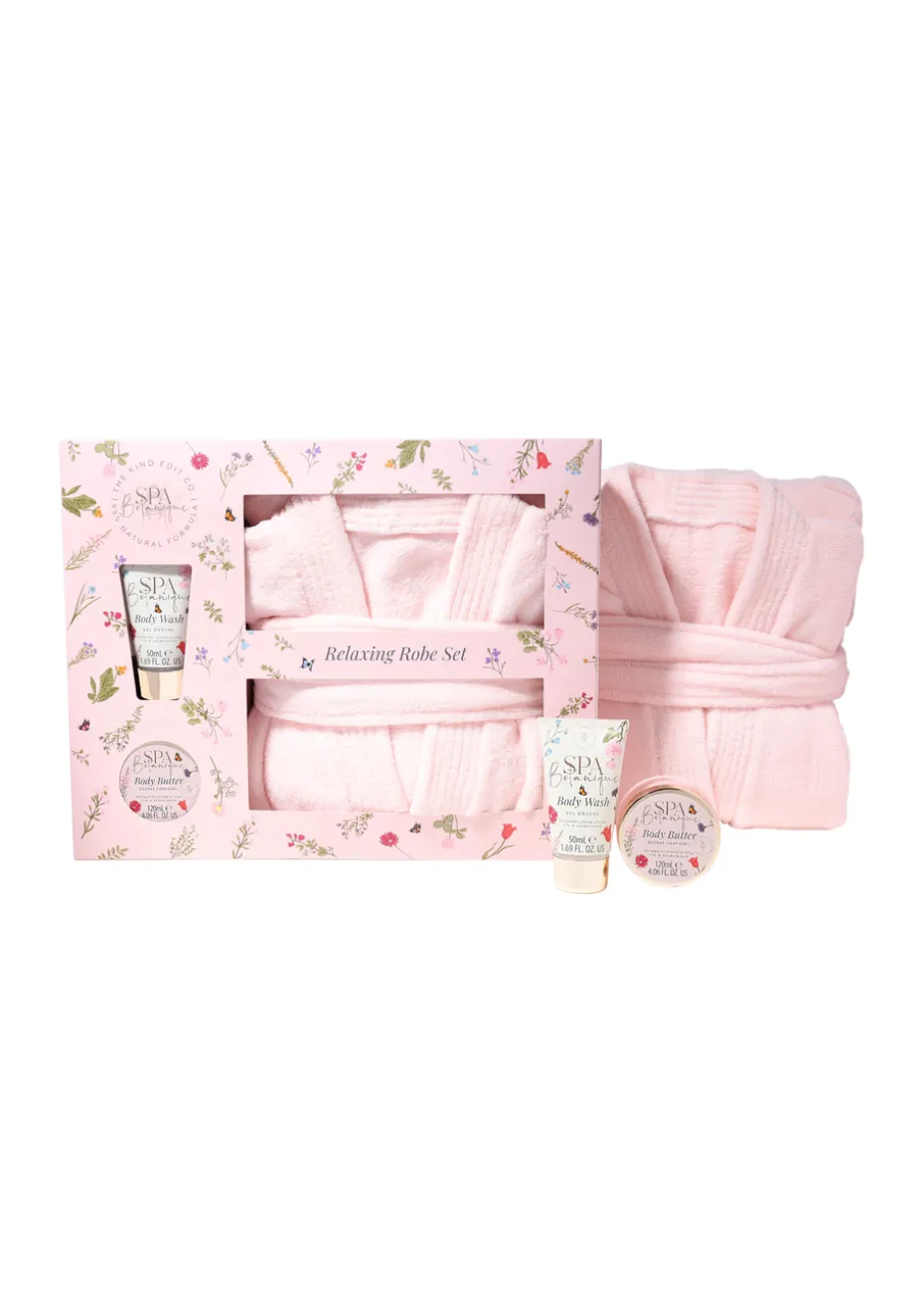 The Kind Edit Co. Spa Botanique Robe Gift Set